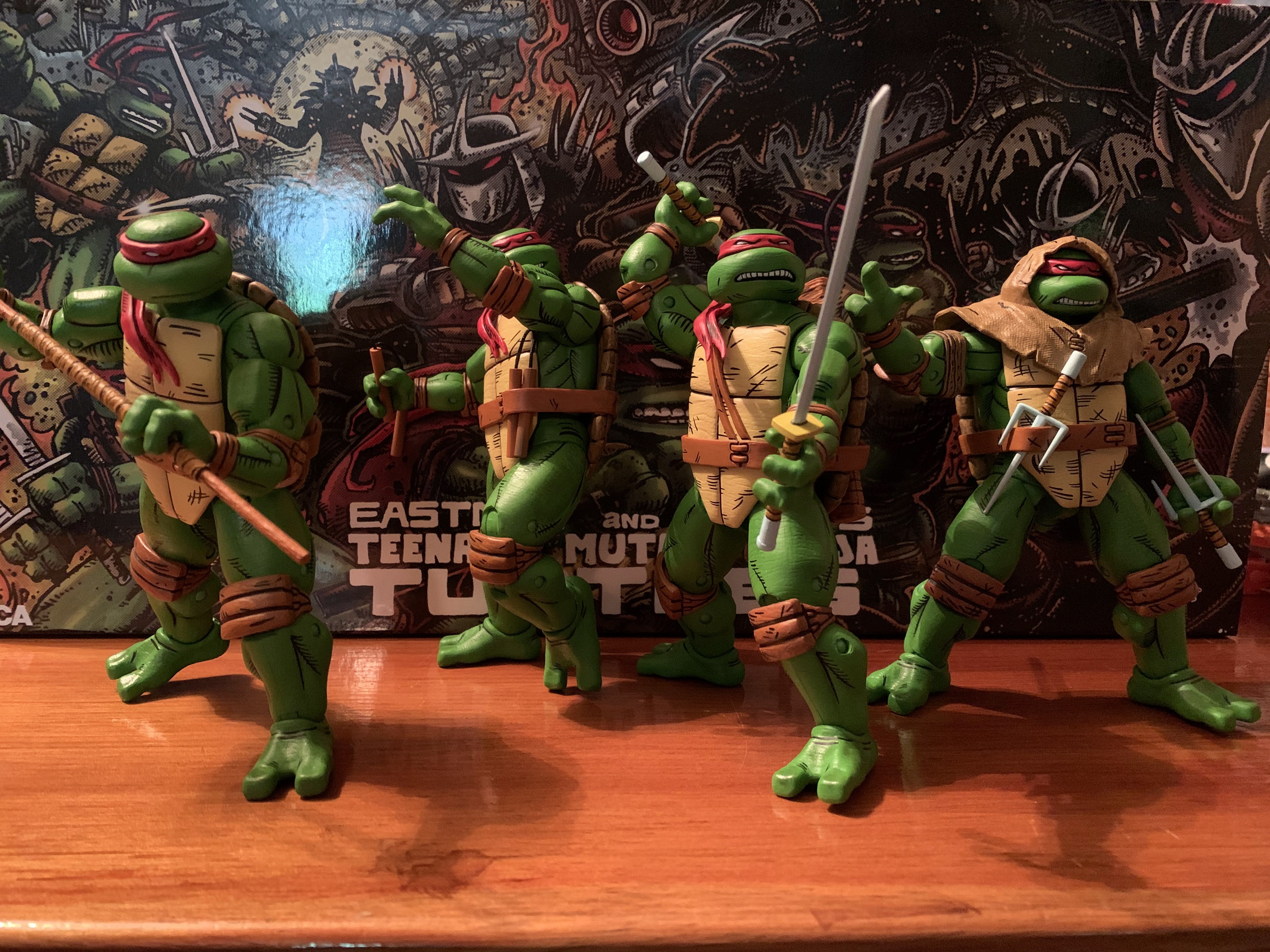 NECA Mirage Studios Teenage Mutant Ninja Turtles 4-Pack