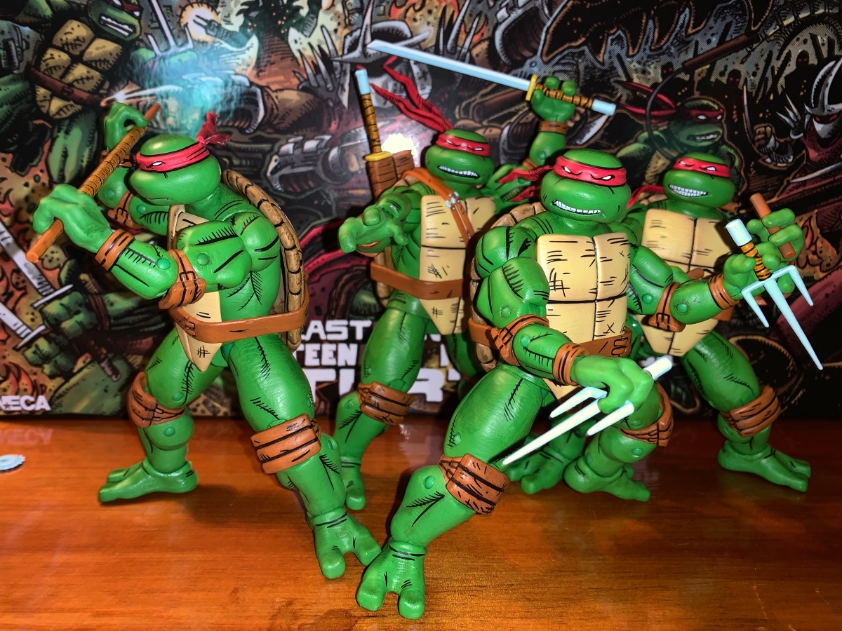 NECA Mirage Studios Teenage Mutant Ninja Turtles 4-Pack